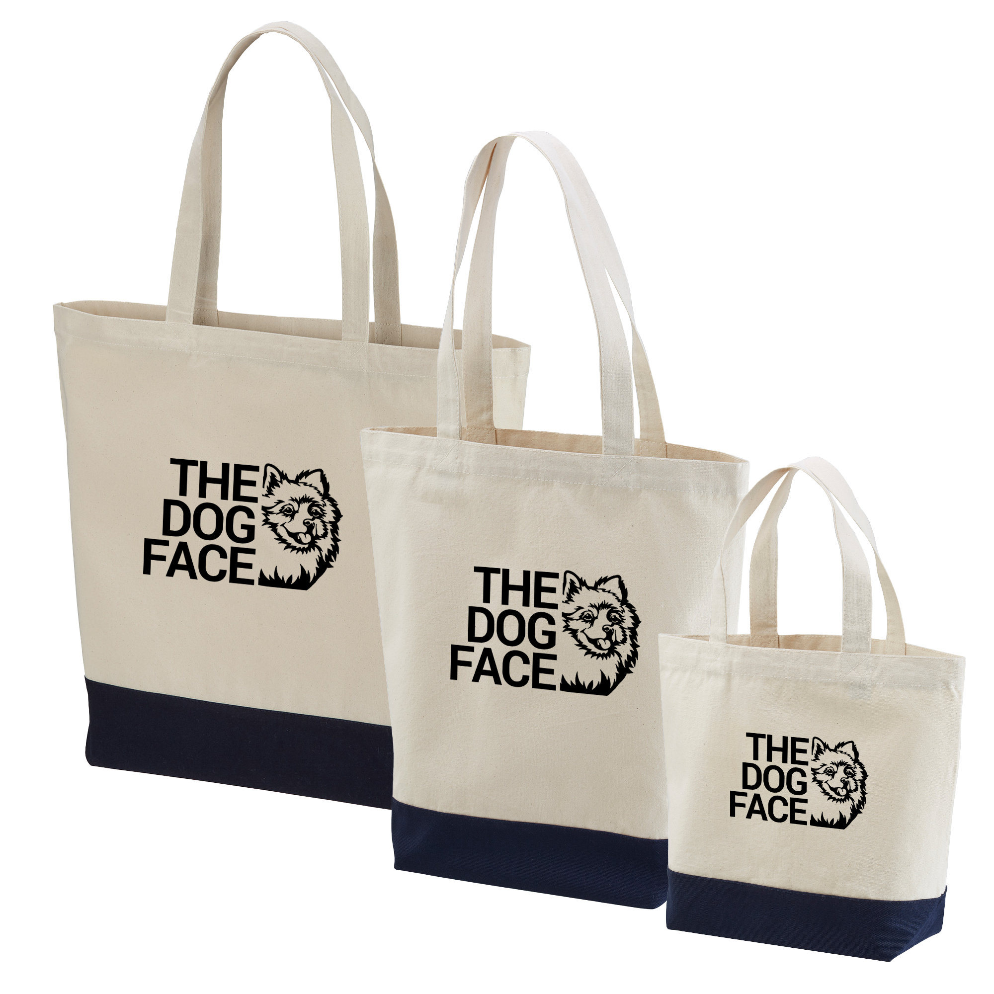 犬トート バッグ 犬 エコ バッグ ポメラニアン The Dog Face